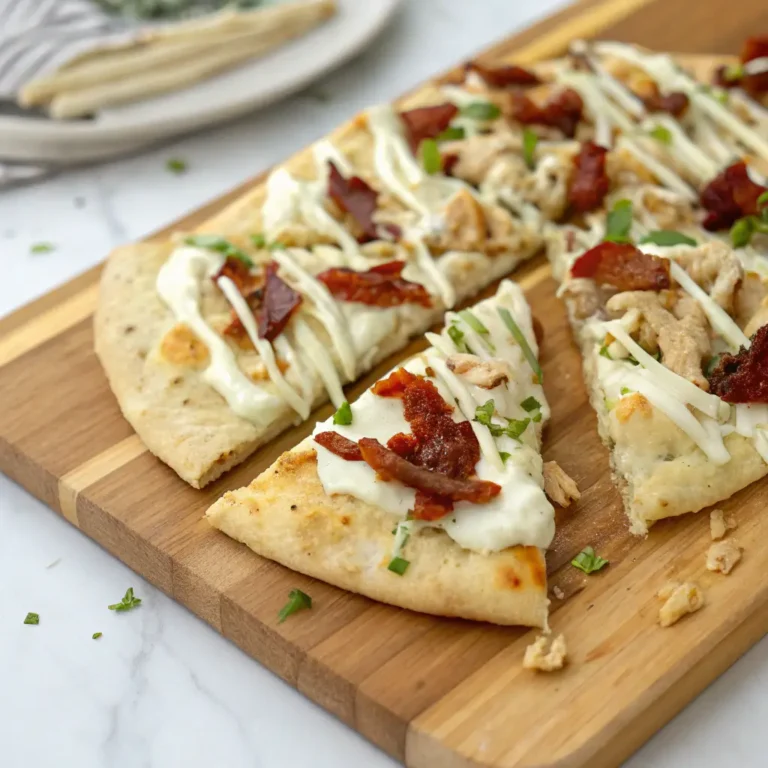 Chicken Bacon Ranch Flatbread: 3 Simple Ways to Create Healthy Dishes 1 chicken bacon ranch flatbread