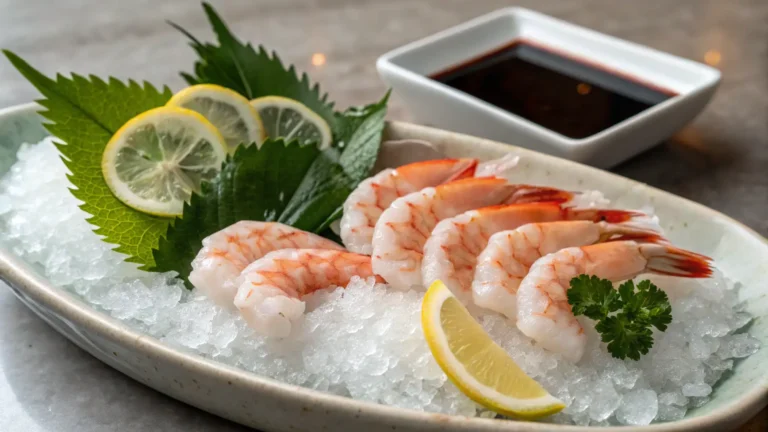 shrimp sashimi