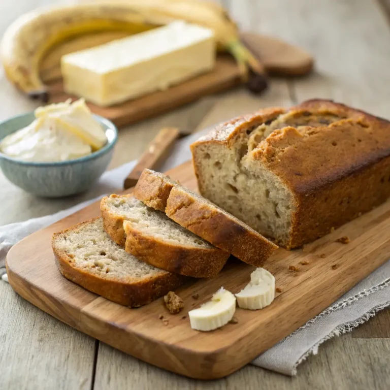 Banana Bread with 2 Bananas