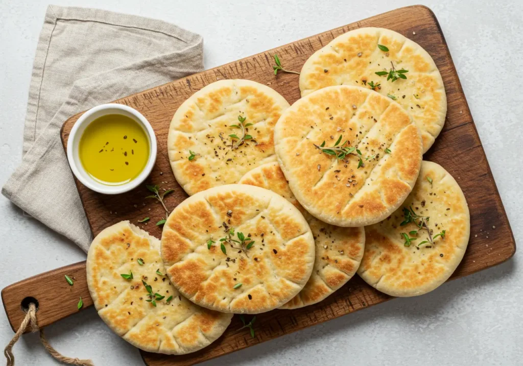Fluffy Greek Pita Bread Recipe Easy & Authentic 2 Image fx 48