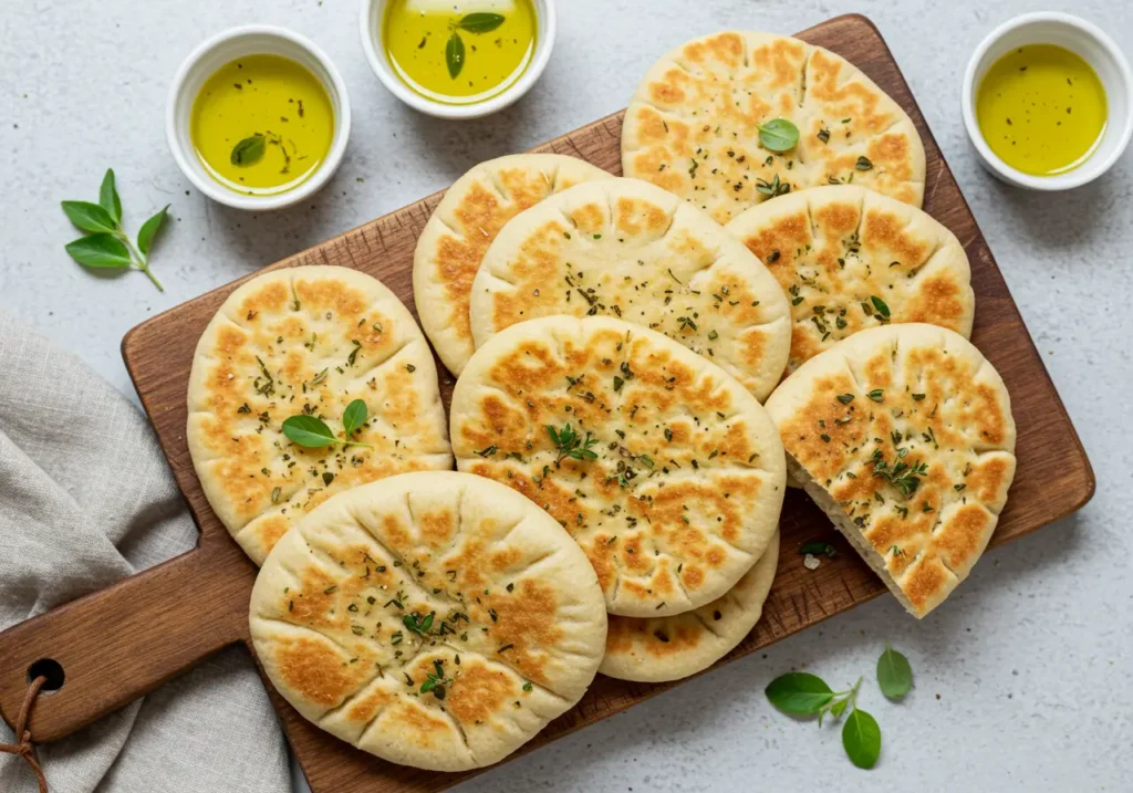 Fluffy Greek Pita Bread Recipe Easy & Authentic 4 Image fx 49