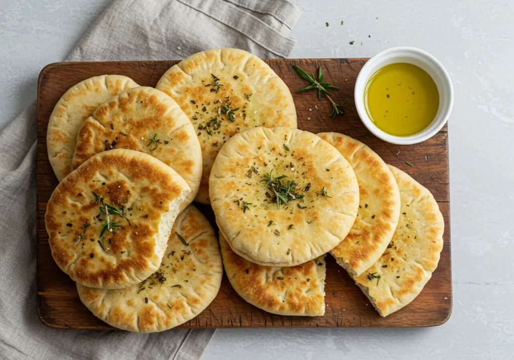 Fluffy Greek Pita Bread Recipe Easy & Authentic 1 Image fx 50