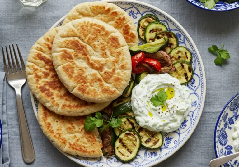 Fluffy Greek Pita Bread Recipe Easy & Authentic 1 Fluffy Greek Pita Bread Recipe